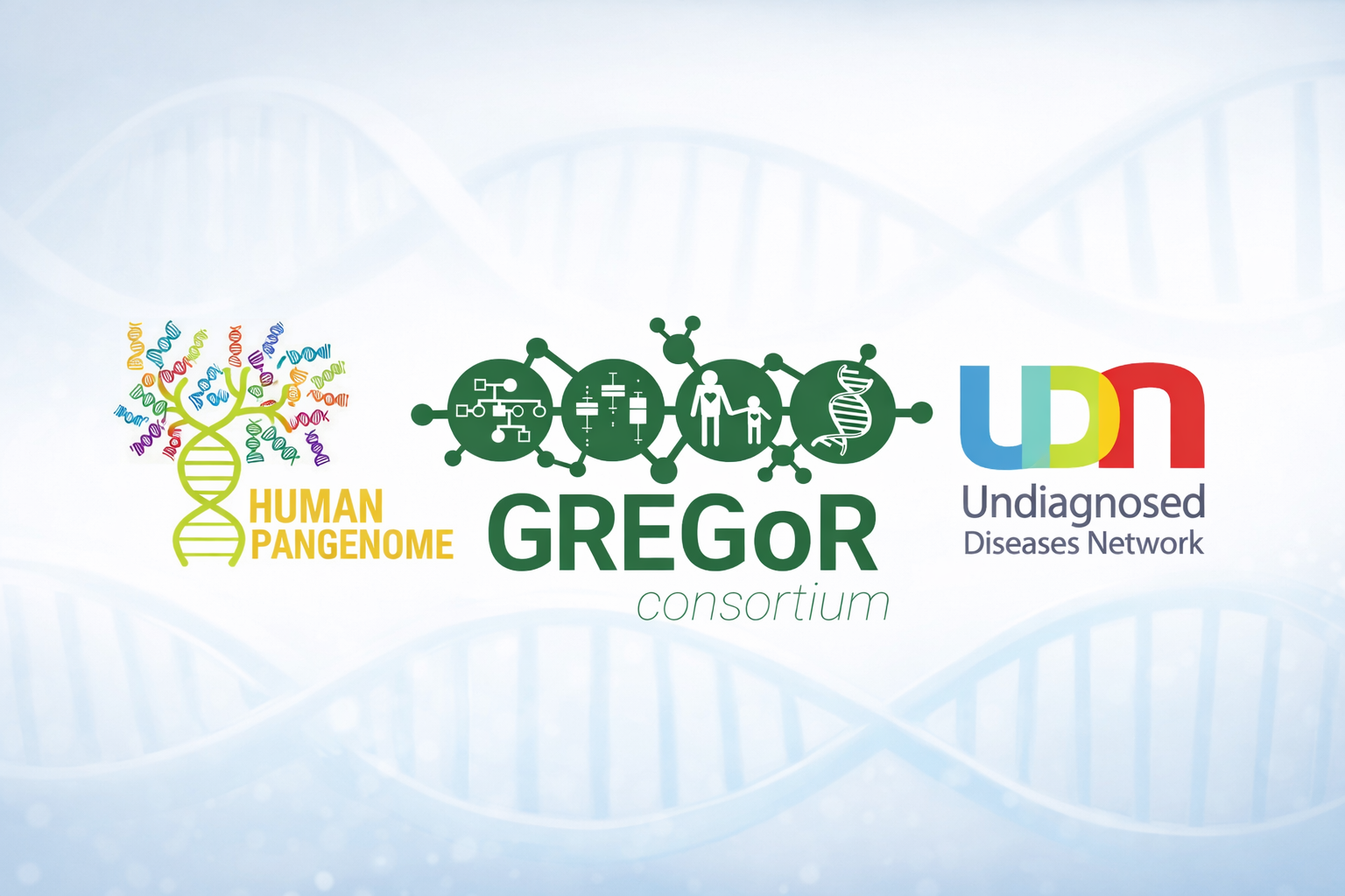 Consortia logos: HPRC, GREGoR, and UDN